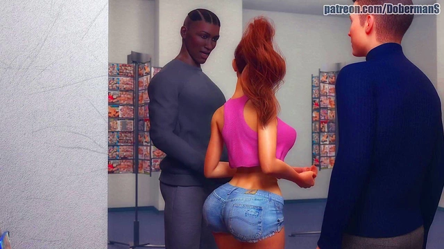 _cheating Redhead Wife Deepthroats BBC for Gloryhole Creampie_