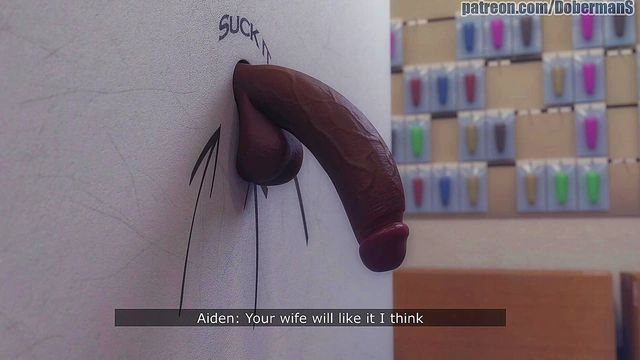 _cheating Redhead Wife Deepthroats BBC for Gloryhole Creampie_