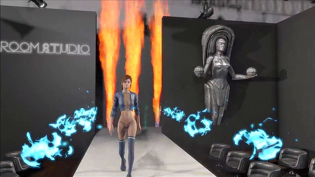 Sexy Anime Chick Shows Off Fallout 4 Inspired Fashion In Hot Action