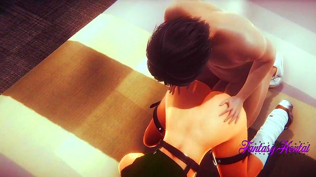 Yuffie from Final Fantasy VII Gets Fucked & Facial in 3D Anime Hentai