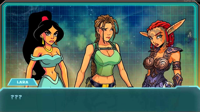 Lara Croft's Steamy Anime Adventure With Hermione in Akabur’s Womb Raider Fantasies