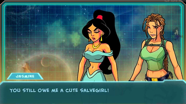 Lara Croft's Steamy Anime Adventure With Hermione in Akabur’s Womb Raider Fantasies