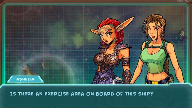 Lara Croft's Steamy Anime Adventure With Hermione in Akabur’s Womb Raider Fantasies