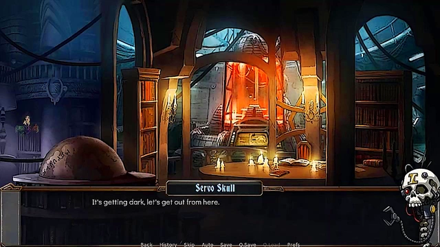 Hentai Warhammer Inquisitor Trains Big-Busted Student in Shower Voyeur Scene