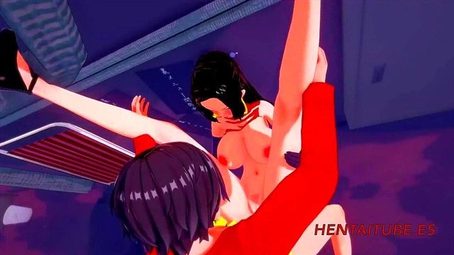 Boa Hancock Rides Luffy's Big Dick forCreampie Orgasm in OnePiece Hentai 3D