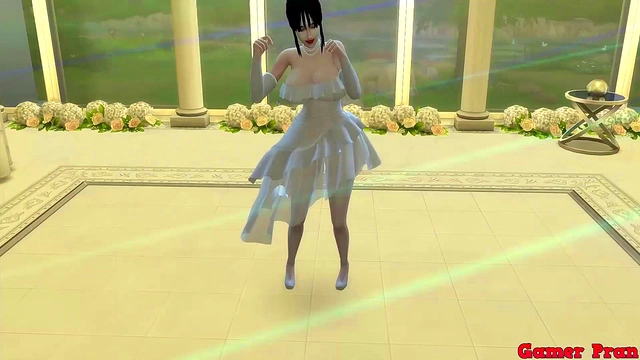 Chichi Cheats on Goku at Their Romantic Wedding in Dragon Ball Hentai