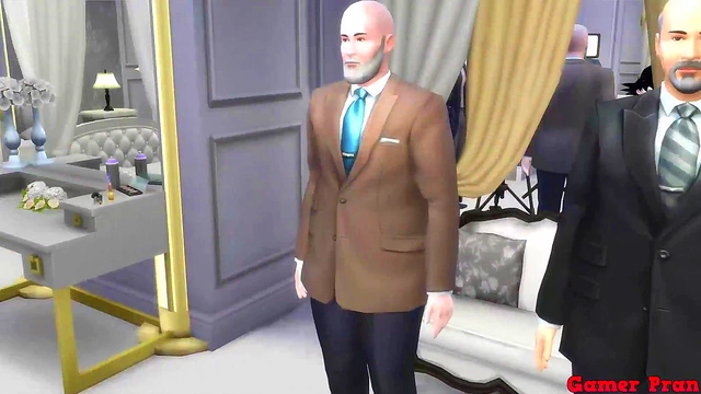 Chichi Cheats on Goku at Their Romantic Wedding in Dragon Ball Hentai