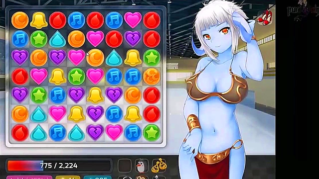 Hot Anime Girls Get Sexy on Beach in HuniePop Porn Game Adventure