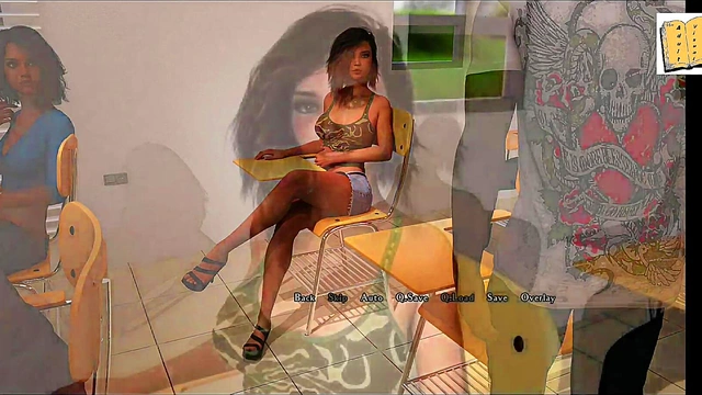 Sexy Teen Layla Fucks MILF With Big Tits In 3D Hentai Visual Novel Adventure