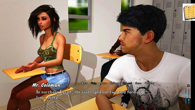 Sexy Teen Layla Fucks MILF With Big Tits In 3D Hentai Visual Novel Adventure