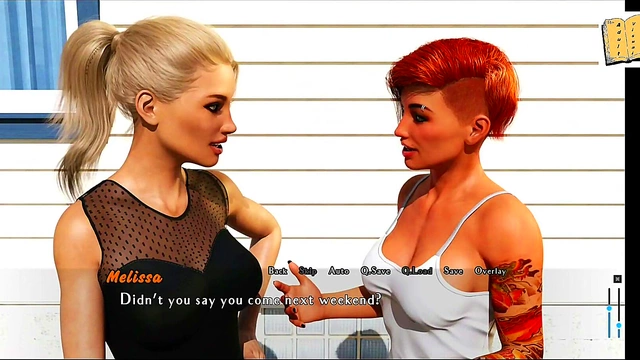 Sexy Teen Layla Fucks MILF With Big Tits In 3D Hentai Visual Novel Adventure