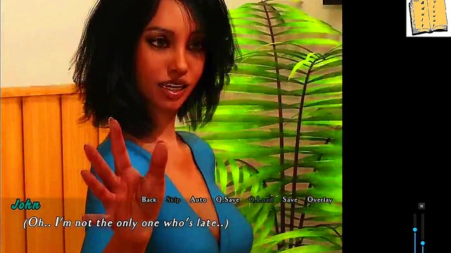 Sexy Teen Layla Fucks MILF With Big Tits In 3D Hentai Visual Novel Adventure