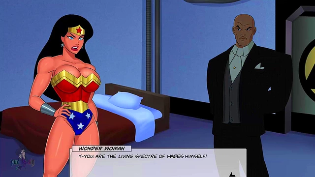 Double Superhero Fun – Blonde Supergirl & Raven Team Up for Intense Hentai Action