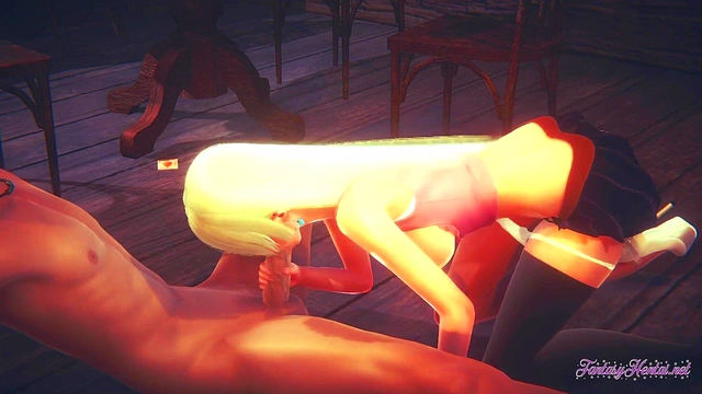 Elizabeth Liones Gives Sensual Blowjob & Gets Fucked Hard In 3D Hentai