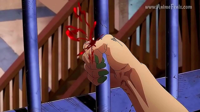 JOJO's Bizzare Adventure – Anime Chick Sucks Dick & Rides Cock