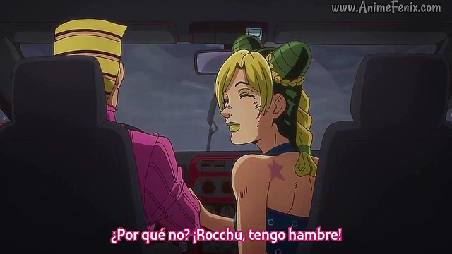 JOJO's Bizzare Adventure – Anime Chick Sucks Dick & Rides Cock