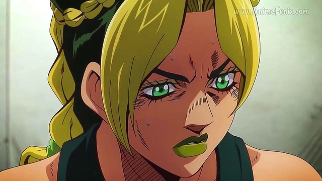 JOJO's Bizzare Adventure – Anime Chick Sucks Dick & Rides Cock