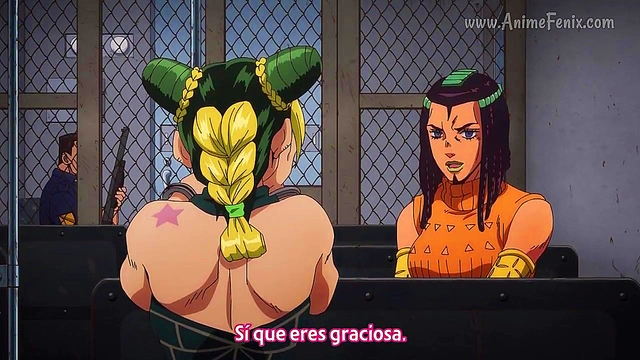 JOJO's Bizzare Adventure – Anime Chick Sucks Dick & Rides Cock