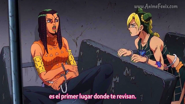 JOJO's Bizzare Adventure – Anime Chick Sucks Dick & Rides Cock