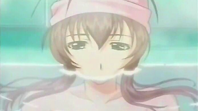 Romantic Anime Teen Kisses Crush Passionately In Bathrooms