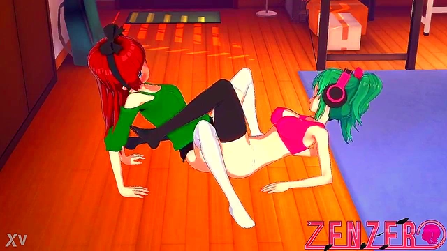 Cute VTuber Magical Mystic VA Engages in Steamy Self-Cest Anime Scene