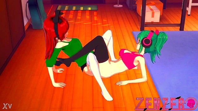 Cute VTuber Magical Mystic VA Engages in Steamy Self-Cest Anime Scene