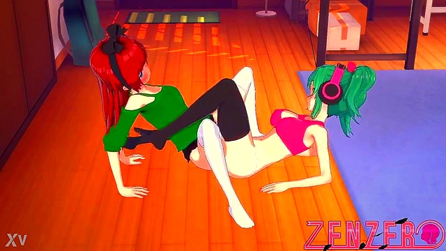 Cute VTuber Magical Mystic VA Engages in Steamy Self-Cest Anime Scene