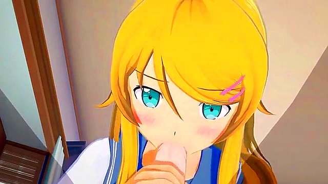 Blonde 3D Hentai Chick Gets Her Pussy Devoured By Hungry Dick