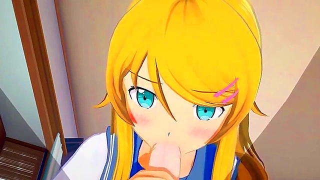 Blonde 3D Hentai Chick Gets Her Pussy Devoured By Hungry Dick