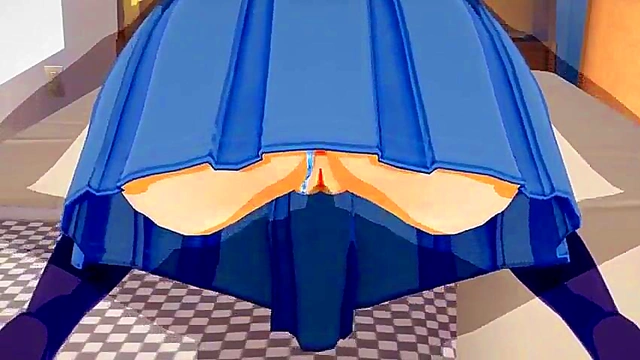 Blonde 3D Hentai Chick Gets Her Pussy Devoured By Hungry Dick