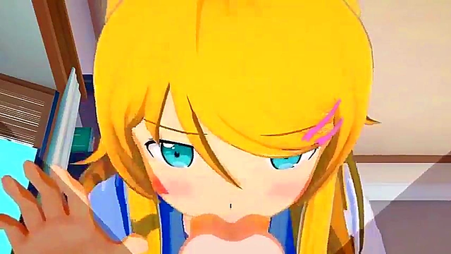 Blonde 3D Hentai Chick Gets Her Pussy Devoured By Hungry Dick