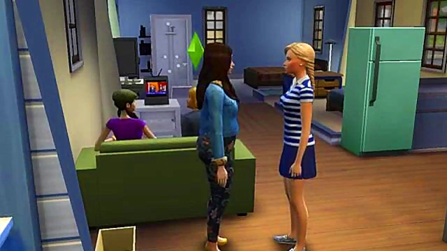 Big-Ass Step-Simster Takes Control in Sims 4 Wicked Whims Makeup Sex Session