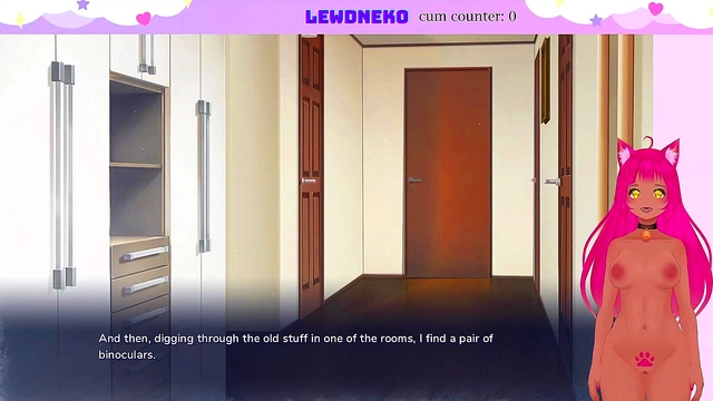 Lewd VTuber Neko Seduces With Anime Livestream Chasing Tails Action