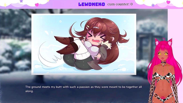 Lewd VTuber Neko Seduces With Anime Livestream Chasing Tails Action