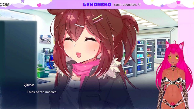 Lewd VTuber Neko Seduces With Anime Livestream Chasing Tails Action