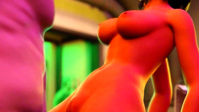 Pharah’s Big Tits And Dick Fun In 3D Animated Overwatch Hentai Action