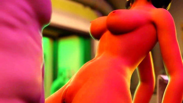 Pharah’s Big Tits And Dick Fun In 3D Animated Overwatch Hentai Action
