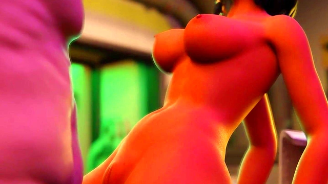 Pharah’s Big Tits And Dick Fun In 3D Animated Overwatch Hentai Action