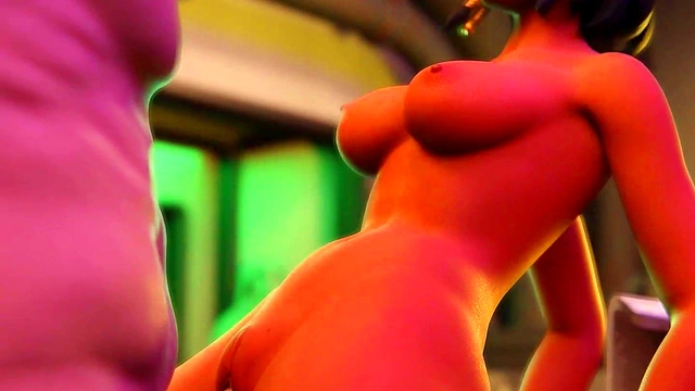 Pharah’s Big Tits And Dick Fun In 3D Animated Overwatch Hentai Action