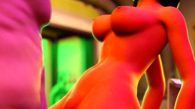 Pharah’s Big Tits And Dick Fun In 3D Animated Overwatch Hentai Action