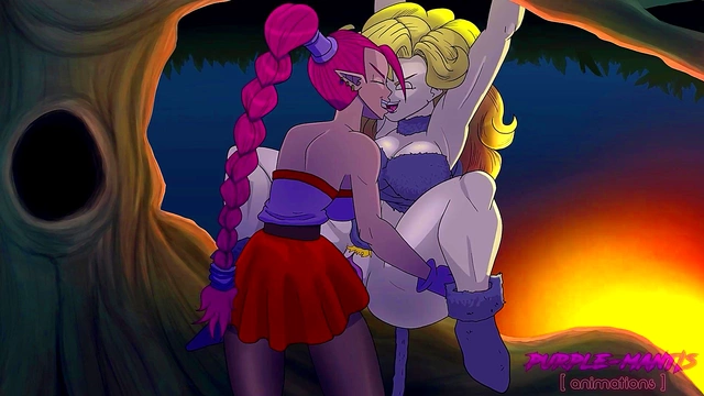 Ayla’s Futanari Adventure – Big Tits Lesbian Action From Chrono Trigger