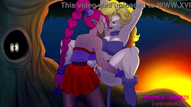 Ayla’s Futanari Adventure – Big Tits Lesbian Action From Chrono Trigger