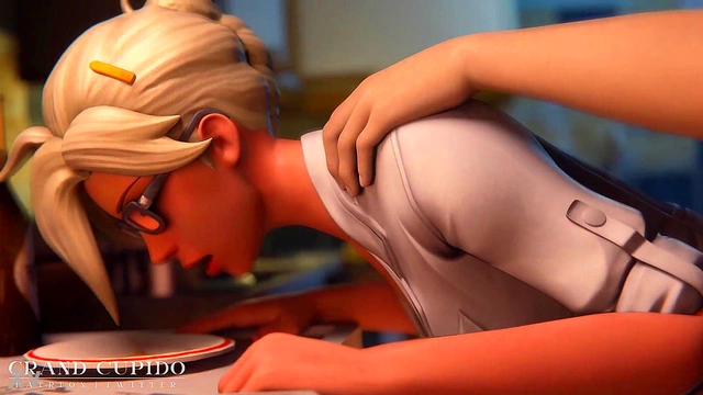 Mercy’s Big Tits Engage in Deep, Hard Kitchen Sex with Anime Dick