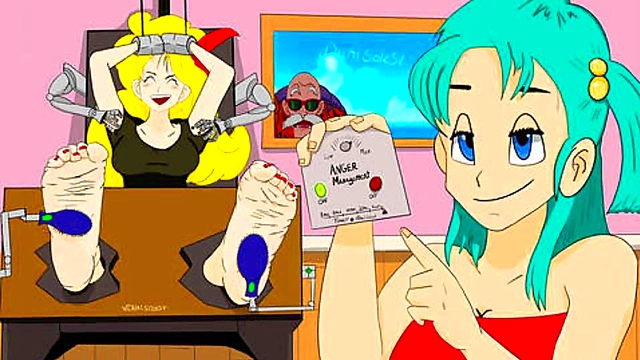 Barefoot Anime Girls Get Tickled & Teased In Erotic Fetish Fun