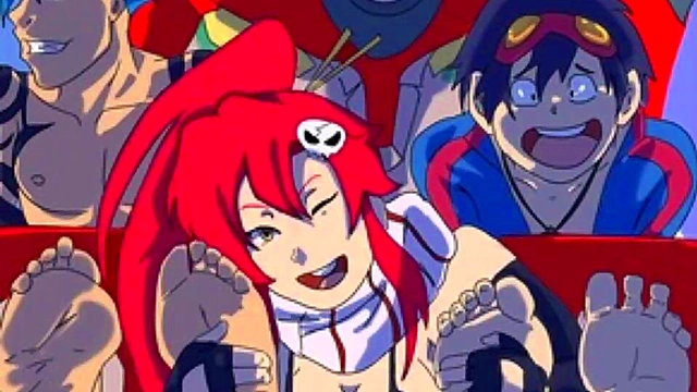 Barefoot Anime Girls Get Tickled & Teased In Erotic Fetish Fun