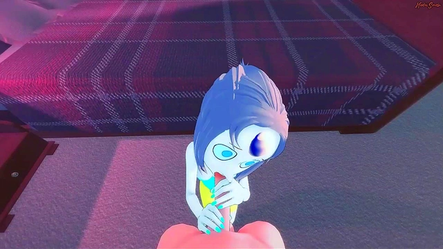 Petite Pearl Spits Cum Before Doggy Style & Missionary Creampie in Steven Universe Hentai