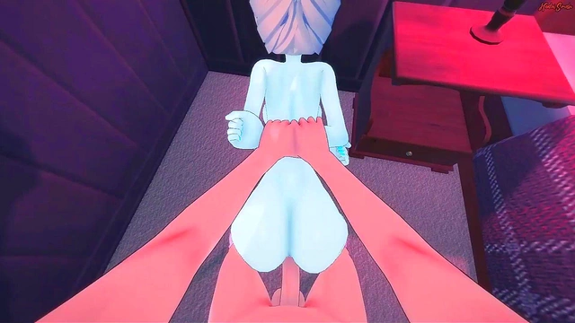 Petite Pearl Spits Cum Before Doggy Style & Missionary Creampie in Steven Universe Hentai