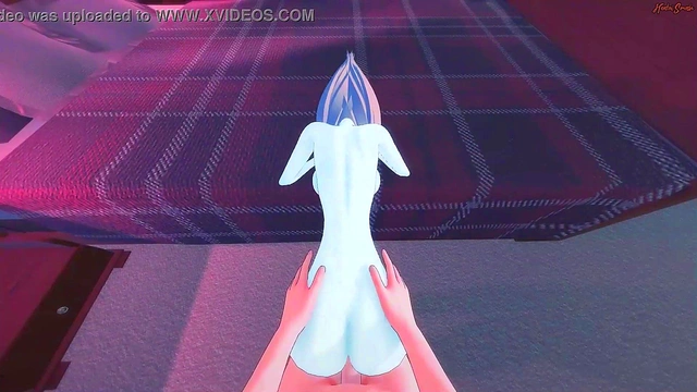 Petite Pearl Spits Cum Before Doggy Style & Missionary Creampie in Steven Universe Hentai