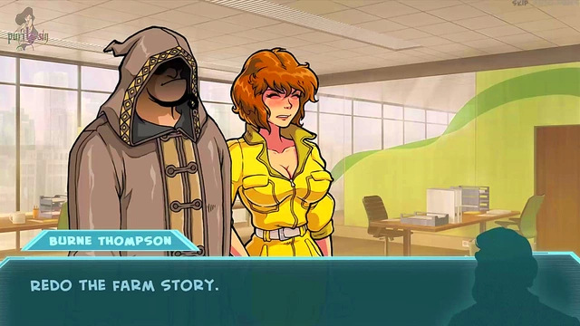 April O'Neil Trains with Akabur's Genie for Hentai Slutty Adventures