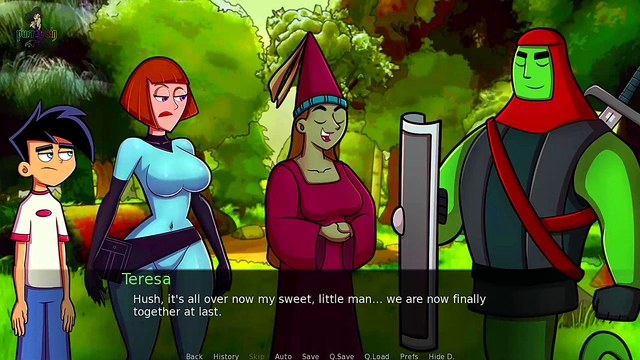 MILF Maddie Masturbates & Orgasms in Danny Phantom Anime Adventure